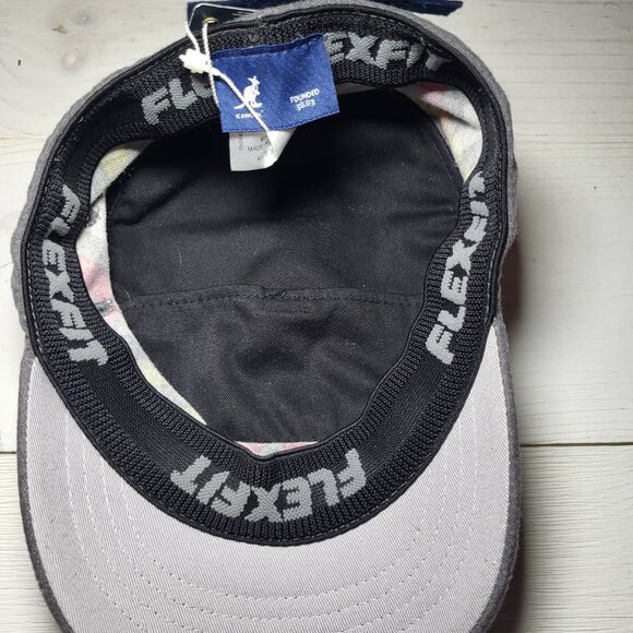 NWT Kangol kid's cap plaid mini checks army small medium - Picture 6 of 8